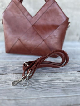 Женская сумка из эко кожи 0025 Рыжий - Sergio valentini фото 3