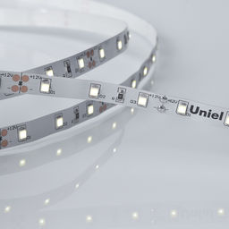 ULS-M11-2835-60LED/m-8mm-IP20-DC12V-4,8W/m-5M-6500K PROFI Гибкая светодиодная лента на самоклеящейся основе. Катушка 5м. в герметичной упаковке. Дневной свет (6500K). ТМ Uniel.