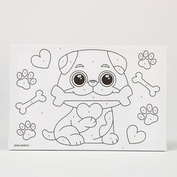 Картина по номерам Щеночек с косточкой, 20 30 см - Школа талантов фото 3