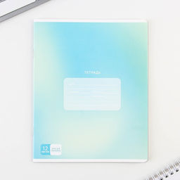 Тетрадь А5, 12 листов на скрепке в косую линейку Школьные принадлежности, 5 видов МИКС, белизна 96% . - Artfox study фото 4