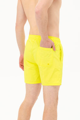Мужские неоново-желтые морские шорты - U.s. polo assn фото 4