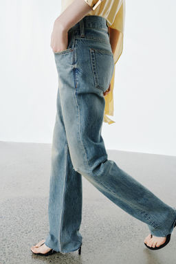 JEANS ZW SLIM TIRO MEDIO / Azul medio - Zara фото 5