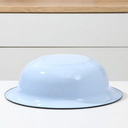 Таз для бани эмалированный, 7 л, 39×12 см, голубой