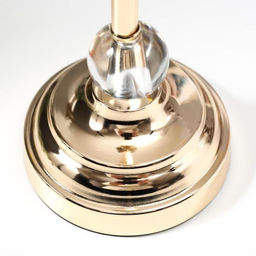 Подсвечник на 1 свечу «Прозрачность», под золото, 36×12×12 см