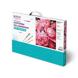 ФРЕЯ PNB/PM-354 Набор для раскрашивания по номерам 40 х 30 см Ароматные пионы