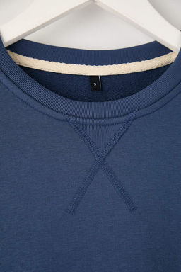 Indigo Rahat Kesim Basic Bisiklet Yaka Sweatshirt TMNAW26SW00060 - Trendyolmilla фото 2