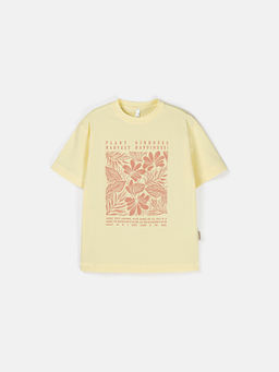 Футболка оверсайз Сливочное масло с принтом 7+