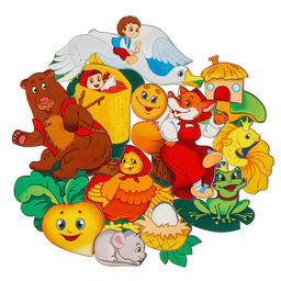 Рамка - вкладыш «Русские народные сказки», 12 деталей, 25×25 см