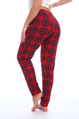 Брюки пижамные женские в клетку