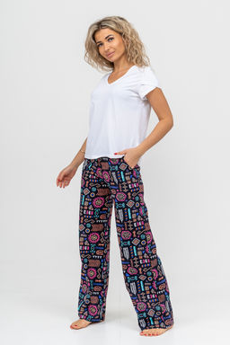 Костюм женский Натали 36691 футболка и брюки хлопок  фото 29