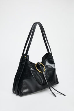 METAL DETAIL BUCKET SHOULDER BAG - Zara фото 3