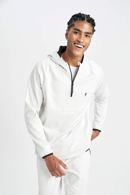 DeFactoFit Толстовка Sportsman из пике стандартного кроя с капюшоном