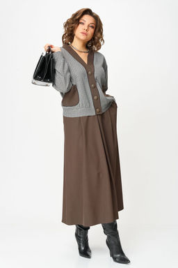 Костюм Aira Style 24131-1 шоколадный
