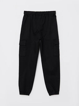 Beli Lastikli Basic Gabardin K?z ?ocuk Jogger Kargo Pantolon - Waikiki фото 2