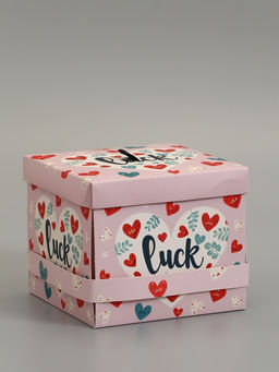 Коробка подарочная "Бабочки, Удачи" 14,5 х 14,5 х 12,7 см