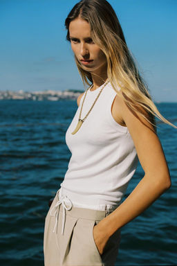 SLEEVELESS KNIT TOP - Zara фото 2