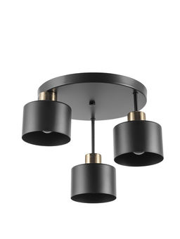 Светильник подвесной TR8121, 3хE27, 40 Вт, 37×26.5 см, чёрный