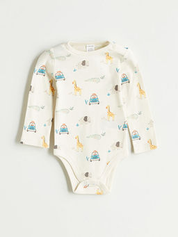 Bask?l? Erkek Bebek ??t??tl? Body