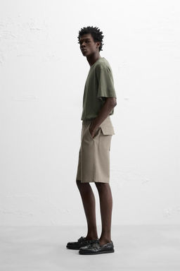 LINEN - COTTON T-SHIRT - Zara фото 12