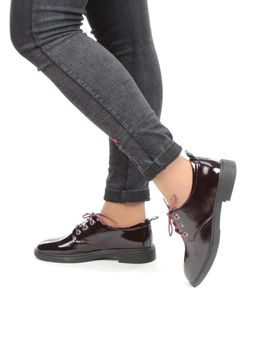 DCO36-2 WINE Полуботинки женские (натуральная кожа) - No name фото 3