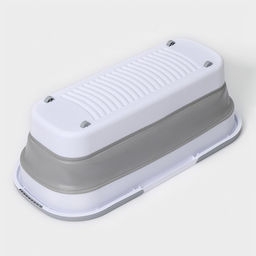 Ведро для уборки складное, 17 л, 55×25×20 см, дно 45×15 см, белое