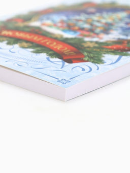 Подарочный набор новогодний, ежедневник, блок бумаги и ручка «Счастья»