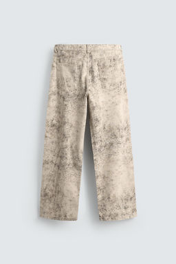 PANTAL?N BAGGY FIT ESTAMPADO ABSTRACTO / Estampado