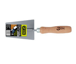 Кельма отделочника (прямоугольник), порошковая покраска, деревянная ручка, 280 х 100 мм 02-14-013