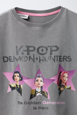 6-14 A?OS/ PIJAMA KPOP DEMON HUNTERS NETFLIX  / Rosa - Zara фото 7