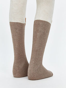 Ay? Teddy Desenli K?z ?ocuk K?lotlu ?orap