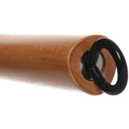 Кастрюля из боросиликатного стекла 1,5л "Хай-Тек" с деревянной ручкой