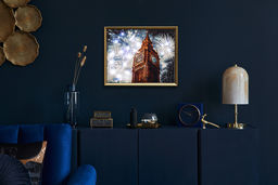 ФРЕЯ PNB/PLDD-244 Набор для раскрашивания по номерам ( со светодиодами ) 50 х 40 см Фейерверк над Биг-Беном