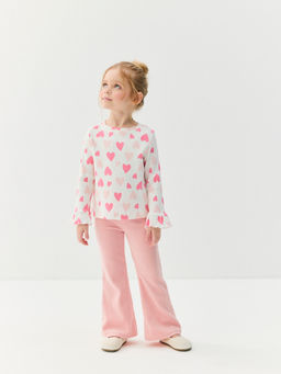 Лонгслив Розовые сердечки - Bungly фото 4