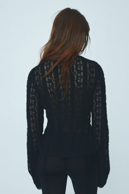 Blusa de encaje con peplum - H&m фото 3