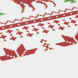 Дорожка на стол Доляна Новый год, 180?30 см, белая