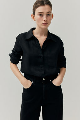 Camisa de lino - H&m фото 3
