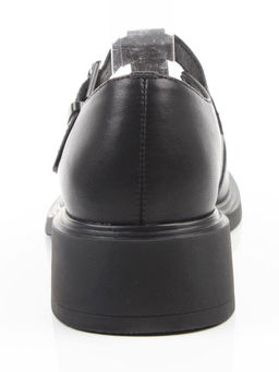 06-M47-15 BLACK Туфли женские (натуральная кожа)
