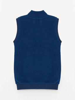 Dik Yaka Polar Erkek ?ocuk Fermuarl? Yelek - Waikiki фото 2