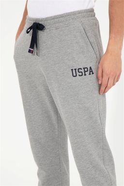 Мужские серые меланжевые спортивные штаны - U.s. polo assn фото 5