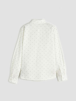 Uzun Kollu Desenli Erkek ?ocuk G?mlek