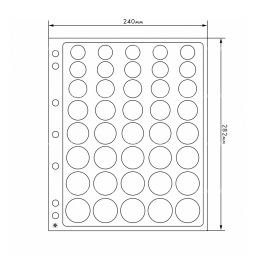 Листы ENCAP для 5 евронаборов в капсулах (упаковка 2 штуки) LEUCHTTURM 327928