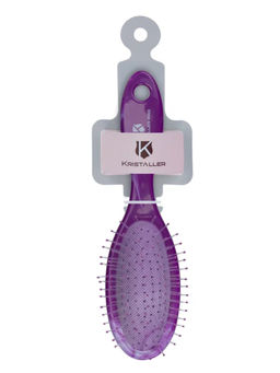 Kristaller Расчёска массажная для волос / Мини 2190S, пластик, 17,8 см, фиолетовый