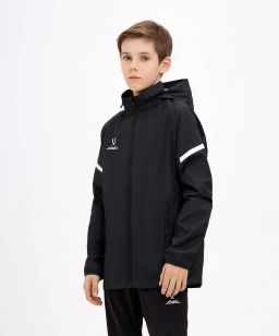 Куртка ветрозащитная JOGEL CAMP 2 Rain Jacket, черный, детский