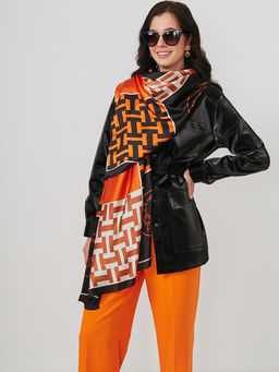 Большой, мягкий, тонкий и очень нежный двусторонний палантин - Tantino фото 7