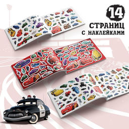 Набор альбомов 100 и 250 наклеек Друзья, 3 шт., Тачки - Disney фото 4
