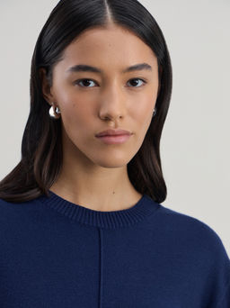 Вязаное платье со швом из вискозы / Zarina  фото 6