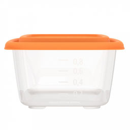 Контейнер для продуктов "Гурман" 1,1л, 19,4х13,1х7,5см, полипропилен, подходит для СВЧ и заморозки (Россия)