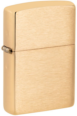 Зажигалка ZIPPO с покрытием матовая латунь | Brushed Brass 204B