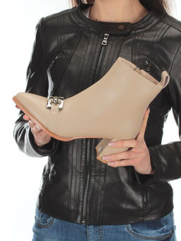 01-PCT167-3 BEIGE Ботинки демисезонные женские - No name фото 2