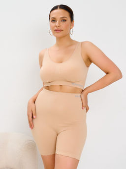 Трусы-панталоны бесшовные женские MR004-2SS3 beige